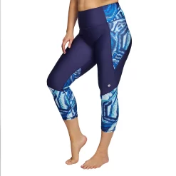Plus Size Mazu Swim High-Rise Slimming Swim Capri Leggings -Adidas shop 5898935 ALT2