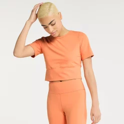 Women's FLX Affirmation Crop Top -Adidas shop 5912323 Southern Peach