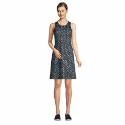 Women's Lands' End Bike Shorts & Racerback Tank Dress Set -Adidas shop 5913408 Black Geo Paisley