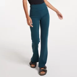 Women's FLX Affirmation High-Waisted Flare-Leg Pants -Adidas shop 5920488 Midnight Flood
