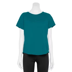 Women's Tek Gear® Core Raglan Tee -Adidas shop 5942070 Night Life Teal