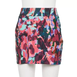 Women's Tek Gear® Soft Tek Mini Skirt -Adidas shop 5942073 Teal Spotted Abstract