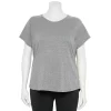 Plus Size Tek Gear® Core Raglan Tee -Adidas shop 5942095 Smokey Slate