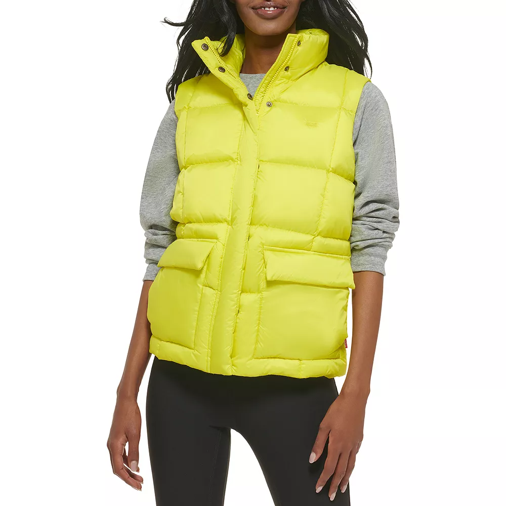 Women's Levi's® Box Quilted Puffer Vest 4 Women's Levi's® Box Quilted Puffer Vest - Image 2