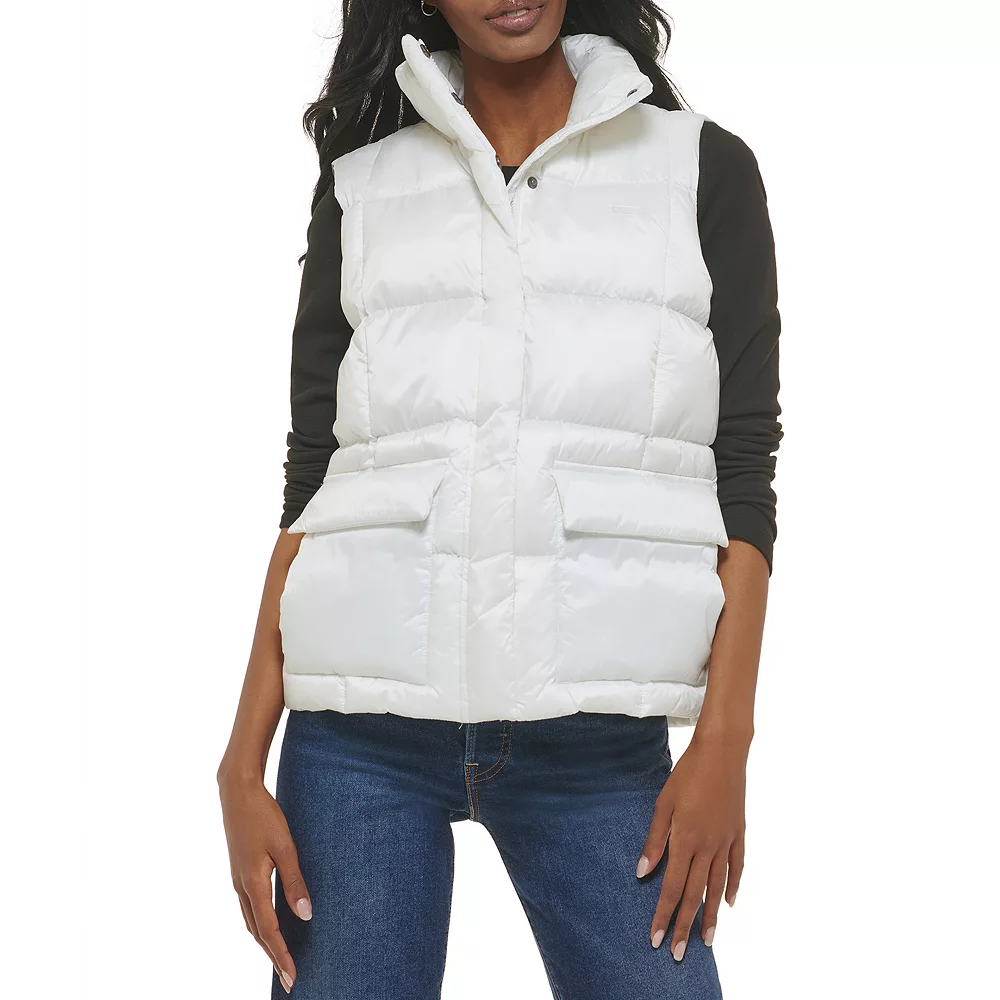 Women's Levi's® Box Quilted Puffer Vest 3 Women's Levi's® Box Quilted Puffer Vest