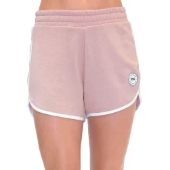 Women's PSK Collective Curved-Hem French Terry Shorts -Adidas shop 6117939 Light Coral