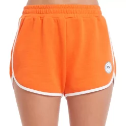 Women's PSK Collective Curved-Hem French Terry Shorts -Adidas shop 6117939 Orange