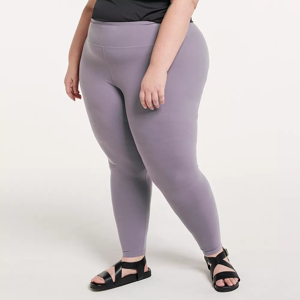 Plus Size FLX Affirmation High-Waisted 7/8 Ankle Leggings 4 Plus Size FLX Affirmation High-Waisted 7/8 Ankle Leggings - Image 2