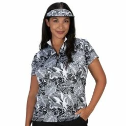Plus Size Nancy Lopez Lush Golf Polo