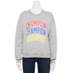 Women's Champion® Powerblend Fleece Crewneck Sweatshirt 12 Women's Champion® Powerblend Fleece Crewneck Sweatshirt -Adidas shop 6171401 Oxford Gray