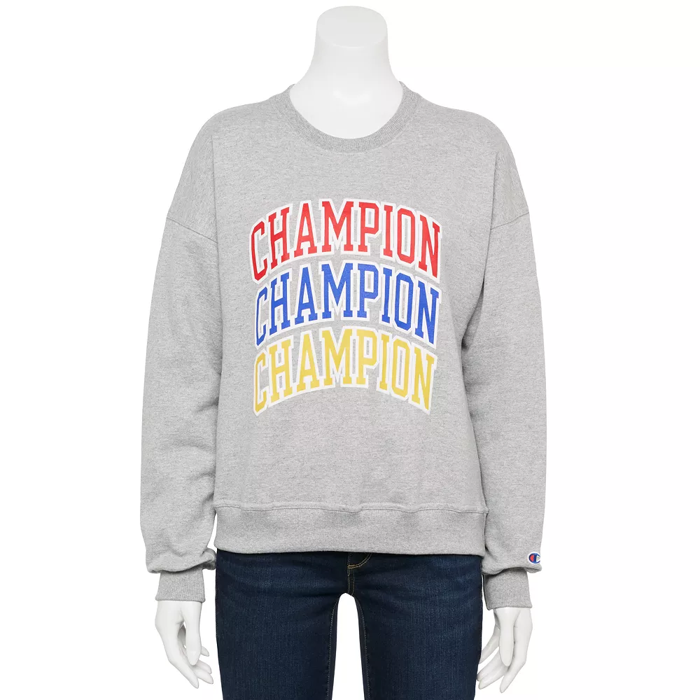 Women's Champion® Powerblend Fleece Crewneck Sweatshirt 7 Women's Champion® Powerblend Fleece Crewneck Sweatshirt - Image 5