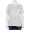 Plus Size Nine West Essential Crewneck Tee