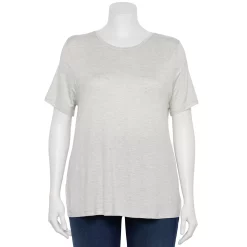 Plus Size Nine West Essential Crewneck Tee