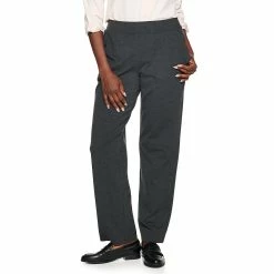 Women's Croft & Barrow® Easy Knit Straight-Leg Pants -Adidas shop 6224841 Heather Gray