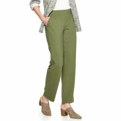 Women's Croft & Barrow® Easy Knit Straight-Leg Pants -Adidas shop 6224841 Olive