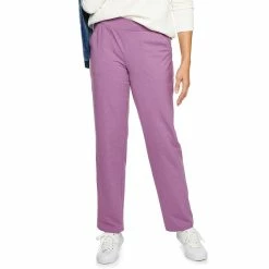 Women's Croft & Barrow® Easy Knit Straight-Leg Pants -Adidas shop 6224841 Violet