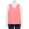 Plus Size Nine West Essential V-Neck Tank -Adidas shop 6224912 Cruz Coral