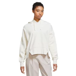 Women's Nike Sportswear Club Fleece Oversized Hoodie -Adidas shop 6225183 Oatmeal Heather